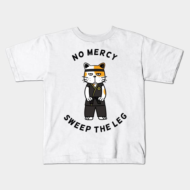 Sweep The Leg Kids T-Shirt by Onefacecat